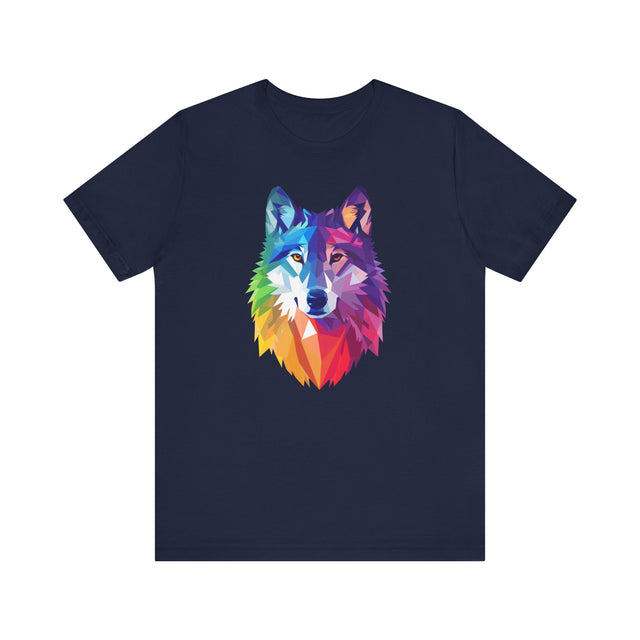 Rainbow Wolf T-shirt,Pride Shirt,Pride Parade Top,Rainbow Animals,LGBTQ+ Tee,Nonbinary,Gay,Lesbian,Bisexual,Trans,BGLT,Enby,Pansexual