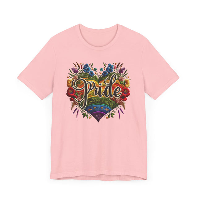 Pride Heart Shirt, Rainbow Heart T-shirt, LGBTQ+ Heart Top