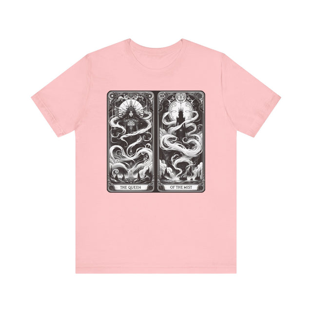 Queen of Mist,Tarot card shirt,Mothers Day Gift,Tarot Reader Gift,Witchy Shirt,Mystical Cards Tee,Celestial Astrology,Gift for her,Goth Tee
