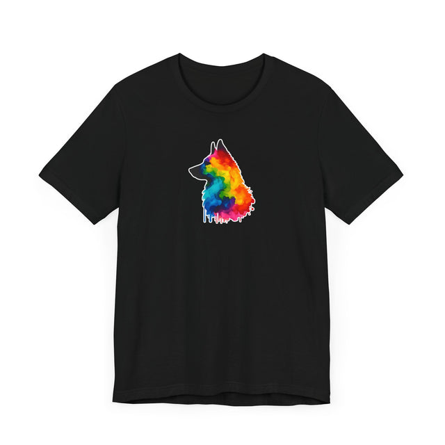 Rainbow Belgian Malinois Head T-shirt,Pride Shirt,Dog Lover Top,Rainbow Animals,LGBTQ+ Tee, Belgian Malinois Lover,Mal Mom,Mali Dad,Belgian Malinois OwnerGift