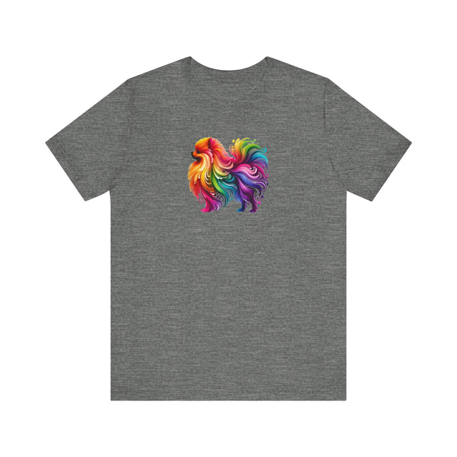 Rainbow Pomeranian T-shirt,Pride Shirt,Dog Lover Top,Rainbow Animals,LGBTQ+ Tee, Pomeranian Owner