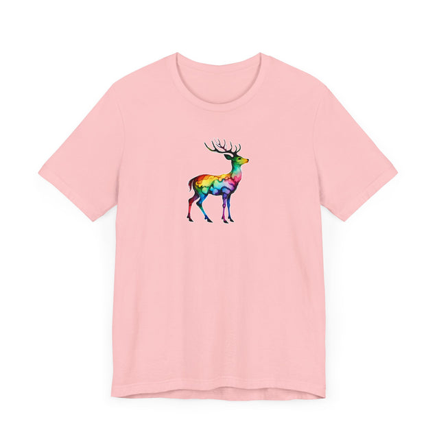 Rainbow White-Tailed Deer,Deer lover shirt,Pride Shirt,Rainbow,Pride Parade T shirt,LGBTQ+ Ally Tee
