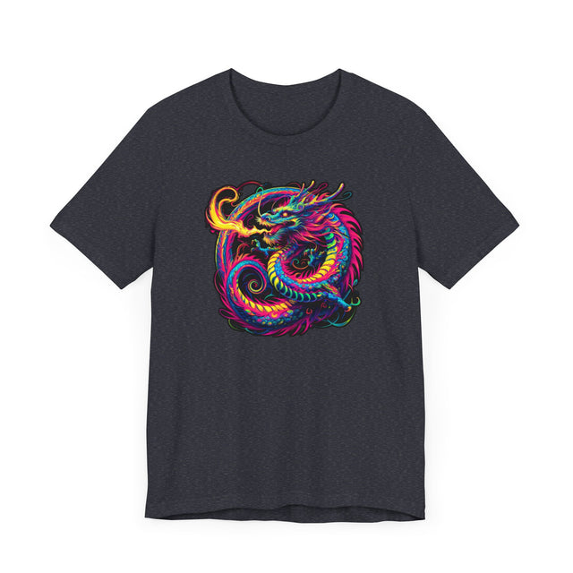 Psychedelic Asian Dragon T-shirt, Dragon Tee