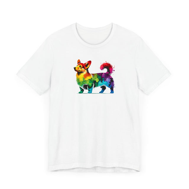 Rainbow Pembroke Welsh Corgi T-shirt,Pride Shirt,Dog Lover Top,Rainbow Animals,LGBTQ+ Tee, PWC owner, Pemi Corgi gift