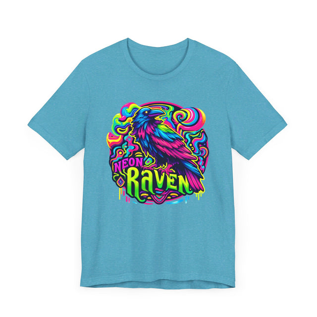 Neon Raven T-shirt, Raven Tee, Bird Lover