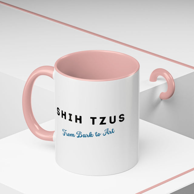 Shih Tzus Coffee Cup,4-Panel Pop Art Mug,Shih Tzu Lover,Shih Tzu Mom,Shih Tzu Dad,Dog Lover Gift,Shih Tzu Gift