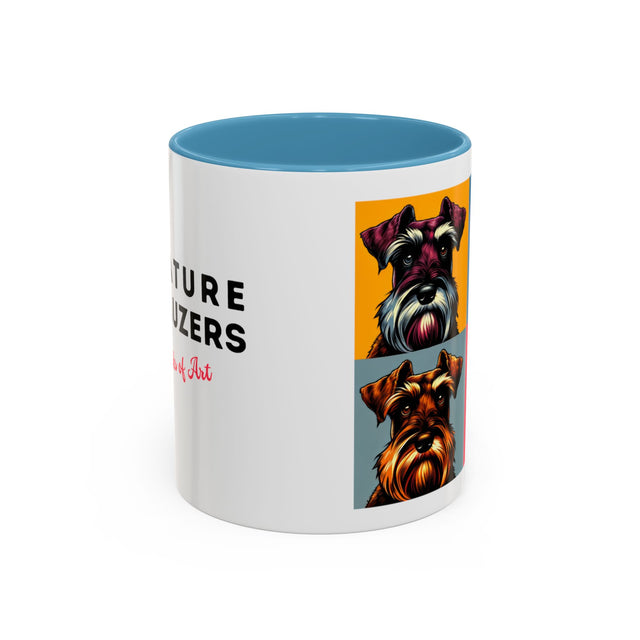 Brown Miniature Schnauzer Coffee Cup