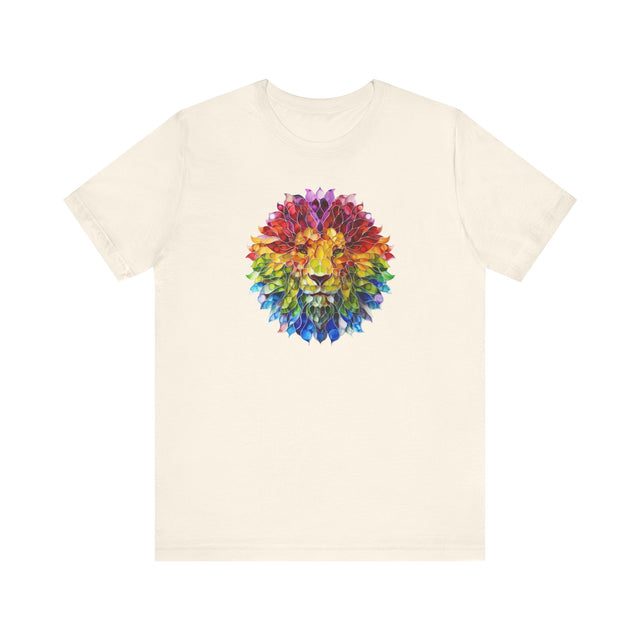 Rainbow Lion Mandala T-shirt,Pride Shirt,Big Cat Lover Top,Rainbow Animals,LGBTQ+ Tee,Queer,Gay,Lesbian,Bisexual,Trans,BGLT,LBGT