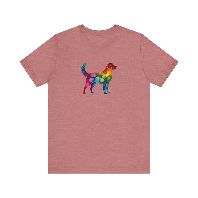 Rainbow Labrador Retriever T-shirt,Pride Shirt,Dog Lover Top,Rainbow Animals,LGBTQ+ Tee, Lab Owner