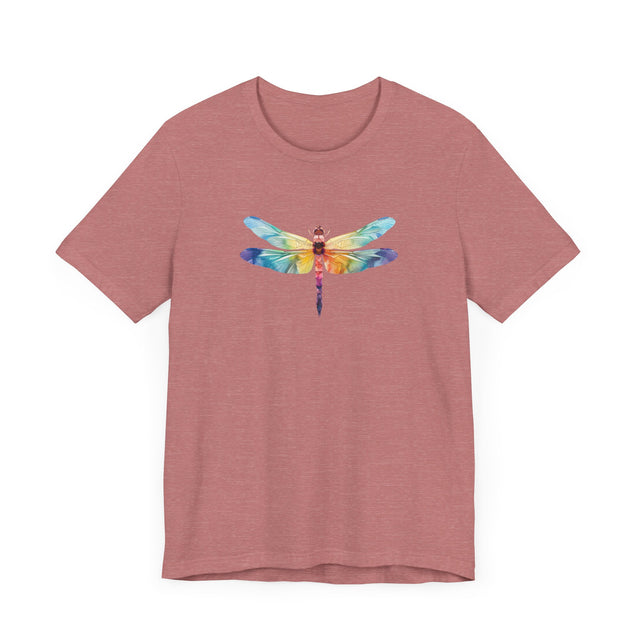 Rainbow Geometric Dragonfly