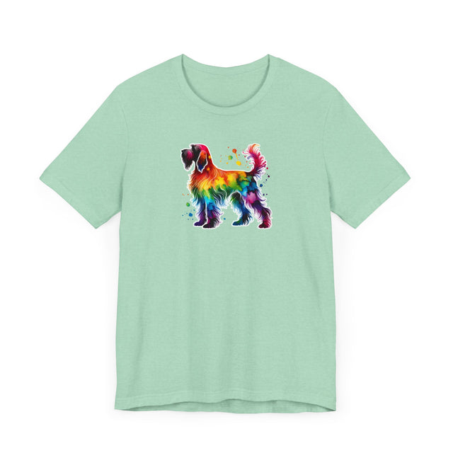 Rainbow Wirehaired Pointing Griffon T-shirt,Pride Shirt,Dog Lover Top,Rainbow Animals,LGBTQ+ Tee, Wirehaired Pointing Griffon owner, WPG gift