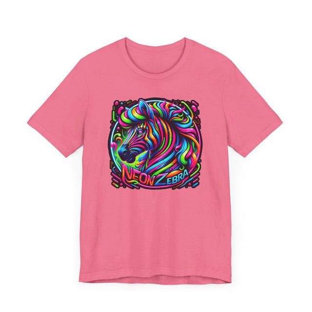 Neon Zebra T-shirt, Zebra Tee