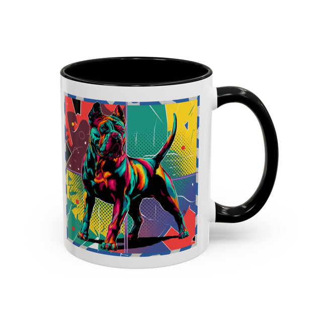Cane Corso Coffee Cup,4-Panel Pop Art Mug,Cane Corso Lover,Corso Mom,Corso Dad,Dog Lover Gift,Cane Corso Gift