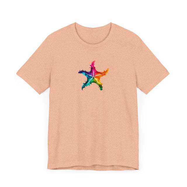 Rainbow Starfish Alcohol Ink,Marine life Tee,Sea life lover,Ocean Life,Nautical,Pride Shirt,LGBTQ+ Tee