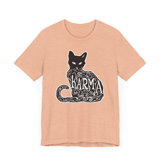 Karma Cat Top, Cute Cat Shirt, Cat Lover Tee, Cat Owner gift, Cute Gift For Her, Black Cat, Feline