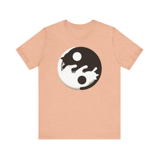 Yin Yang Cat shirt, Spiritual, Meditation, Black & White Cats, Cute Cat Top, Cat Lover Tee, Cat Owner gift, Cat Mom Gift, Cat Dad, Vet Gift