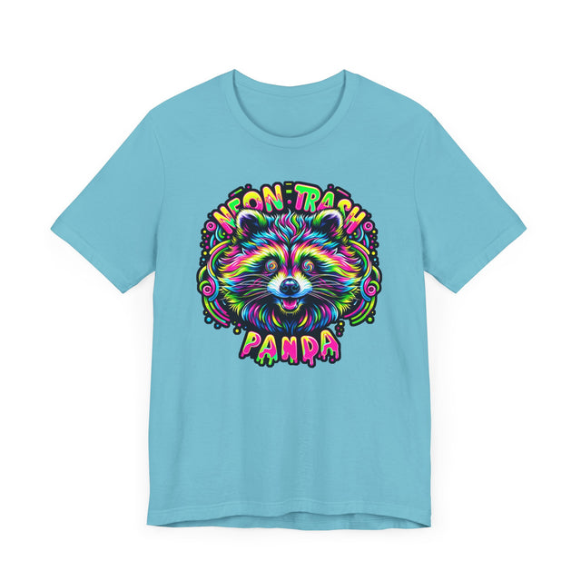 Hypnotic Eyes Neon Trash Panda T-shirt, Raccoon Shirt, Animal Lover T shirt