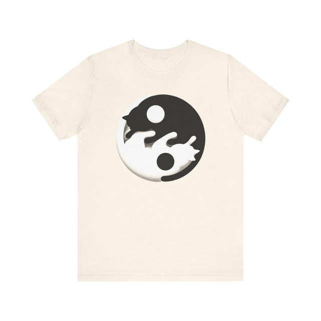 Yin Yang Cat shirt, Spiritual, Meditation, Black & White Cats, Cute Cat Top, Cat Lover Tee, Cat Owner gift, Cat Mom Gift, Cat Dad, Vet Gift