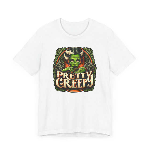 Pretty Creepy Bride of Frankenstein T-shirt, Halloween Shirt