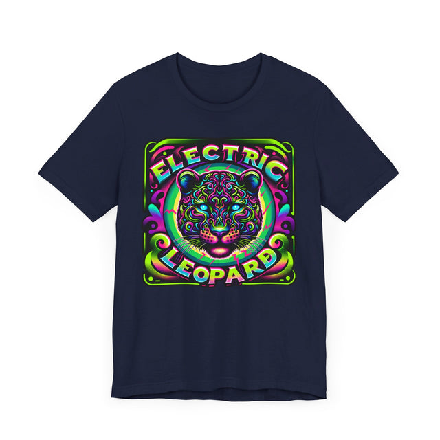 Electric Leopard T-shirt, Leopard Tee, Big Cat Lover