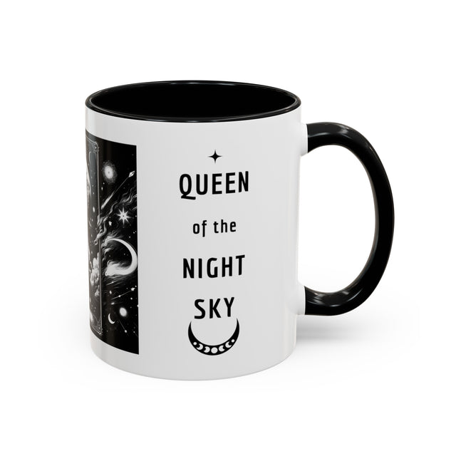 Queen of the Night Sky,Tarot card mug,Mothers Day Gift,Tarot Reader Gift,Witchy Cup,Mystical Cards Cup,Celestial Astrology,Gift for her