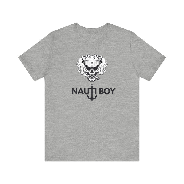 Nauti Boy Tshirt, Nautical Tshirt, Boating Tshirt-Captain Tshirt, Pirate Tshirt, Rebel Tshirt, Father's Day gift, Cigar Tshirt, Skull Tshirt