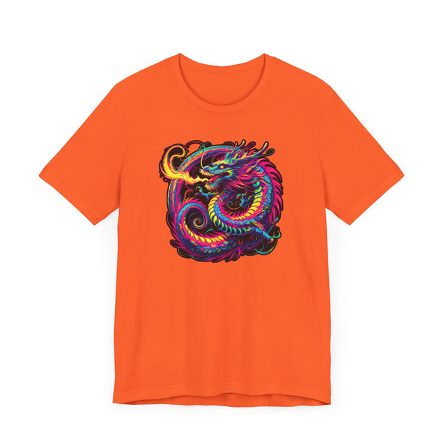 Psychedelic Asian Dragon T-shirt, Dragon Tee