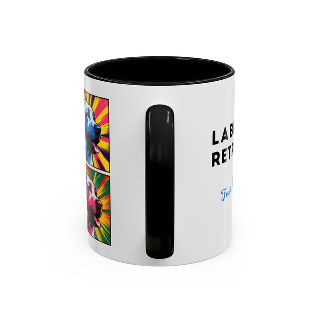 Labrador Retriever Mug,4-Panel Pop Art Mug,Labrador Retriever Lover,Lab Mom,Lab Dad,Dog Lover Gift,Labrador Retriever Gift