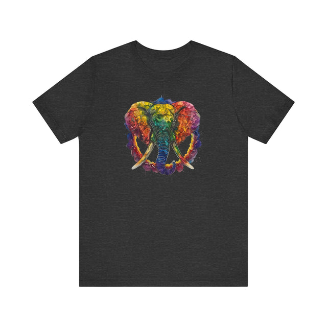 Rainbow Elephant Peace Mandala T-shirt,Pride Shirt,Elephant Lover Top,Rainbow Animals,LGBTQ+ Tee,Queer,Gay,Lesbian,Bisexual,Trans,BGLT,LBGT
