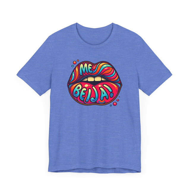 Me Beija "Kiss Me" psychedelic T-shirt, Portuguese Lover Shirt