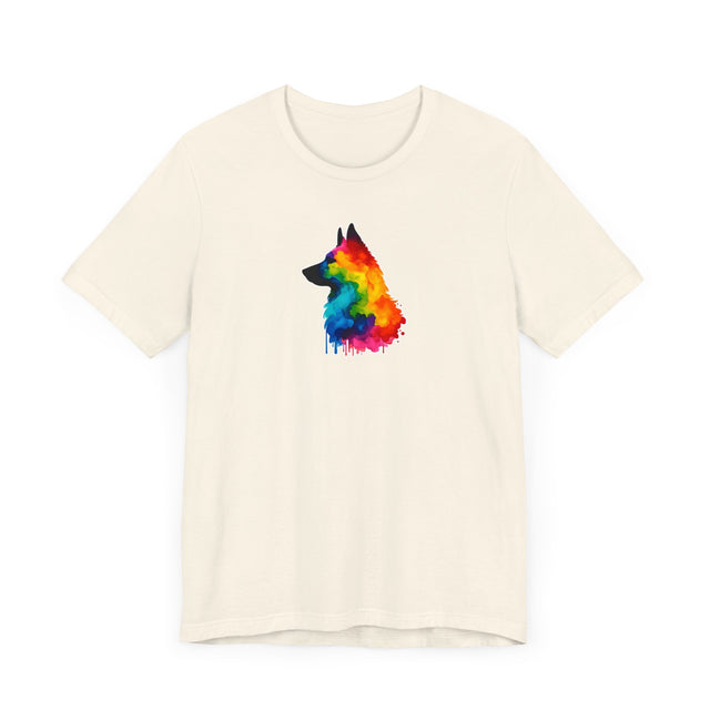 Rainbow Belgian Malinois Head T-shirt,Pride Shirt,Dog Lover Top,Rainbow Animals,LGBTQ+ Tee, Belgian Malinois Lover,Mal Mom,Mali Dad,Belgian Malinois OwnerGift