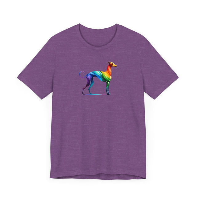Rainbow Italian Greyhound T-shirt,Pride Shirt,Dog Lover Top,Rainbow Animals,LGBTQ+ Tee, IG gift, Iggy Owner