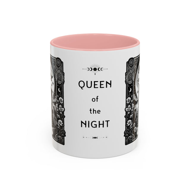 Queen of the Night,Tarot card mug,Mother's Day Gift,Tarot Reader Gift,Witchy cup,Mystical Cards cup,Celestial Astrology,Gift for her