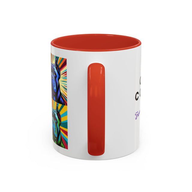 Cane Corso Coffee Cup,4-Panel Pop Art Mug,Cane Corso Lover,Corso Mom,Corso Dad,Dog Lover Gift,Cane Corso Gift