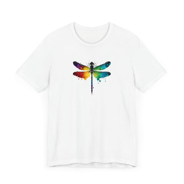 Rainbow Dragonfly Alcohol Ink,Dragonfly lover,Pride Shirt,LGBTQ+ Ally Tee,Queer