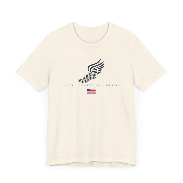 Track & Field Shirt-Sprinter Shirt-Runner Shirt-Track and Field USA Shirt-American Athlete Shirt-Support USA-USA Athlete