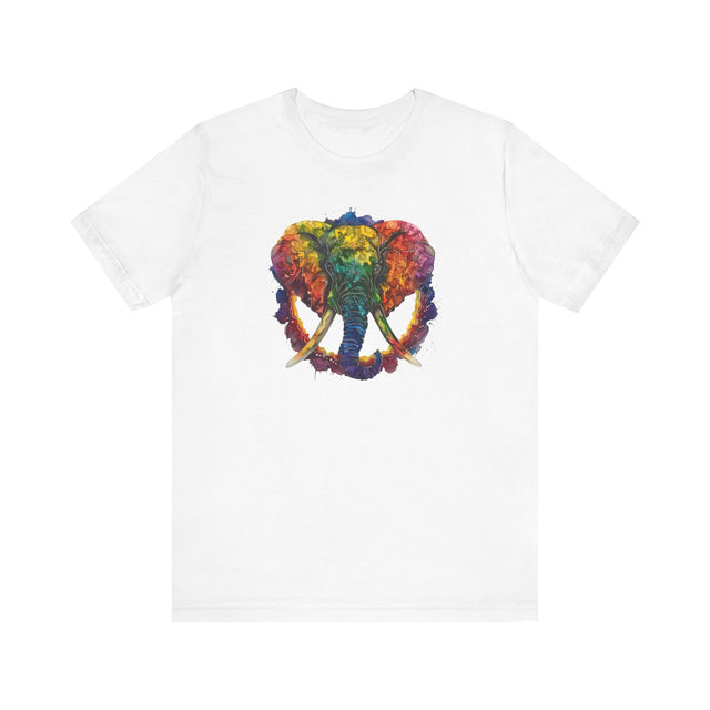Rainbow Elephant Peace Mandala T-shirt,Pride Shirt,Elephant Lover Top,Rainbow Animals,LGBTQ+ Tee,Queer,Gay,Lesbian,Bisexual,Trans,BGLT,LBGT