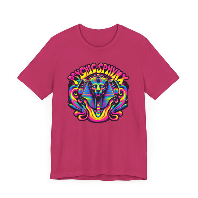 Psychic Sphynx Swirls T-shirt, Halloween Tee, Neon Goth