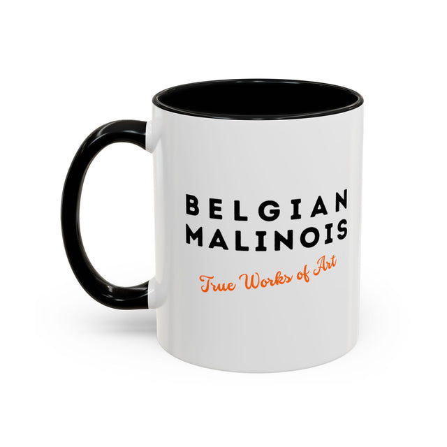 Belgian Malinois Coffee Cup,4-Panel Pop Art Mug,Belgian Malinois Lover,Mal Mom,Mali Dad,Dog Lover Gift,Belgian Malinois Gift