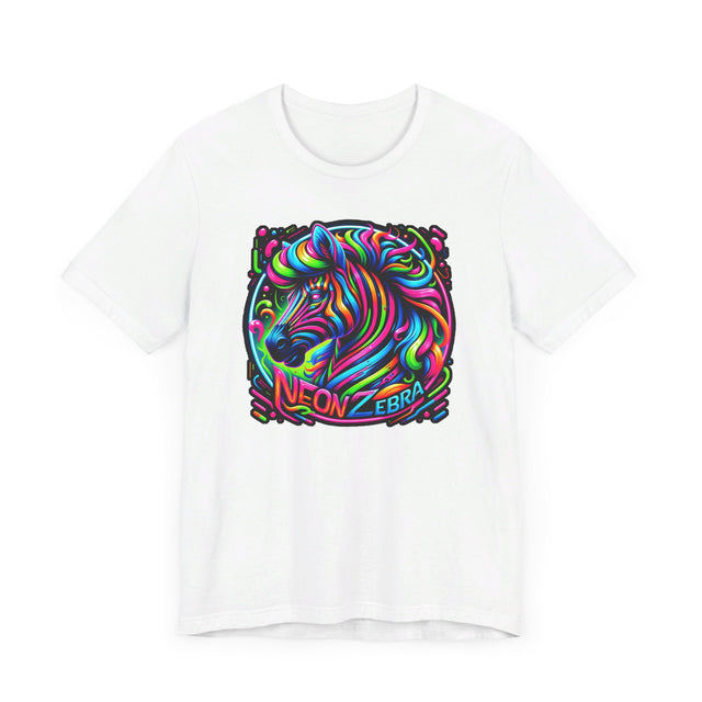 Neon Zebra T-shirt, Zebra Tee