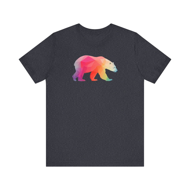 Rainbow Polar Bear T-shirt,Pride Shirt, Pride Parade Top, Rainbow Animals,LGBTQ+ Tee, Nonbinary, Gay, Lesbian, Bisexual, Trans, BGLT, LBGT, Enby, Pansexual