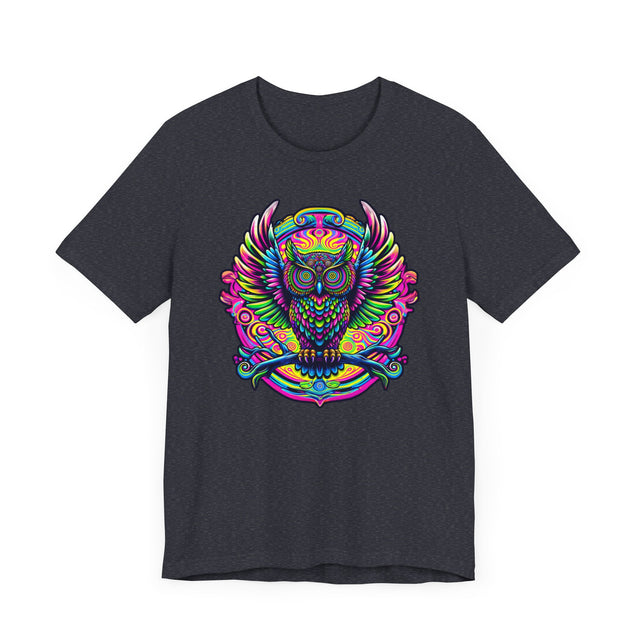 Neon Owl T-shirt, Owl Tee, Bird Lover