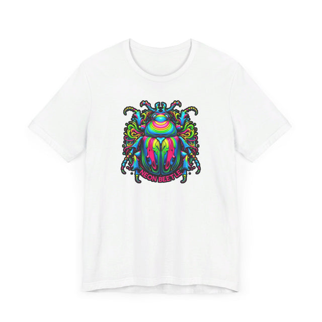 Neon Beetle T-shirt, Insect Lover Top