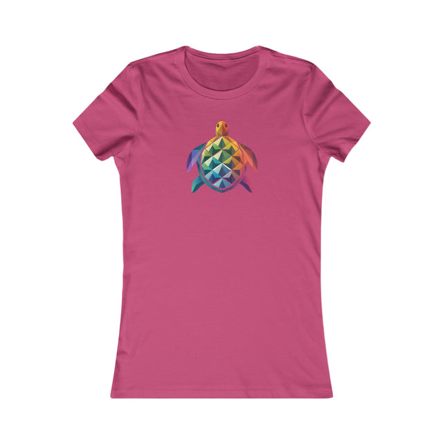 Geometric Rainbow Sea Turtle T-shirt, Pride Shirt, LBGT, Sea Turtle T shirt, LGBTQ+, BGLT, Ocean,Women's Favorite Tee
