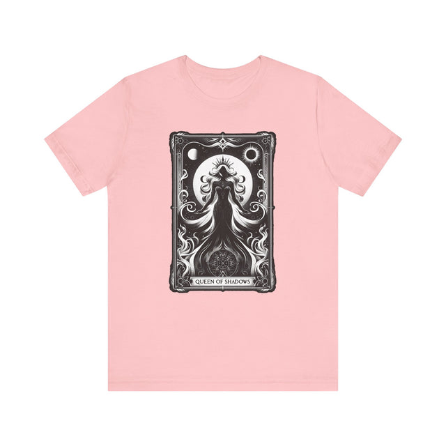 Queen of Shadows,Tarot card shirt,Mothers Day Gift,Tarot Reader Gift,Witchy Shirt,Mystical Cards Tee,Celestial Astrology,Gift for her,Goth