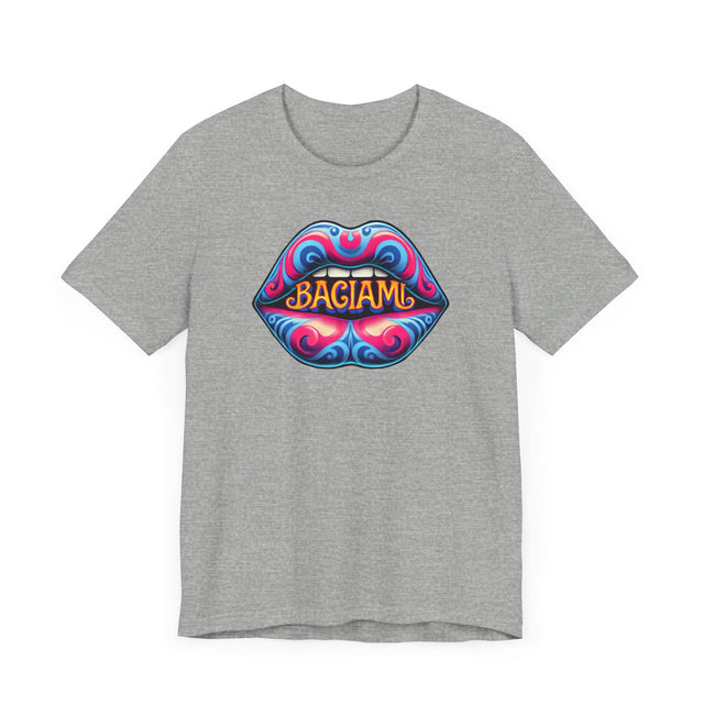 Baciami "Kiss Me" psychedelic T-shirt, Italian Lover Shirt