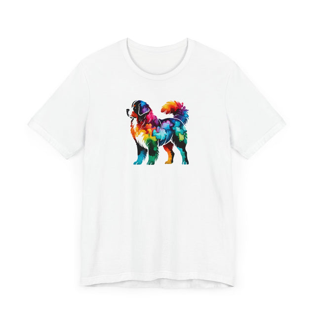 Rainbow Bernese Mountain Dog T-shirt,Pride Shirt,Dog Lover Top,Rainbow Animals,LGBTQ+ Tee, Berner Owner gift