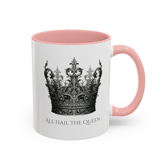 All Hail The Queen Mug, Funny Gift for her, Mothers Day Gift, Queen Bee Gift, Queen Gift, Mom Gift, Wife Gift, Funny Gift for Boss