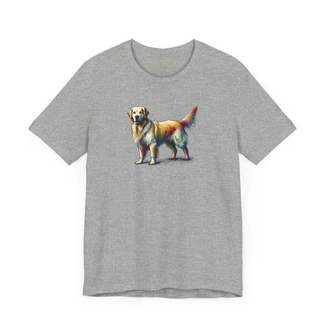Golden Retriever Scribble T-shirt, Dog Lover Tee