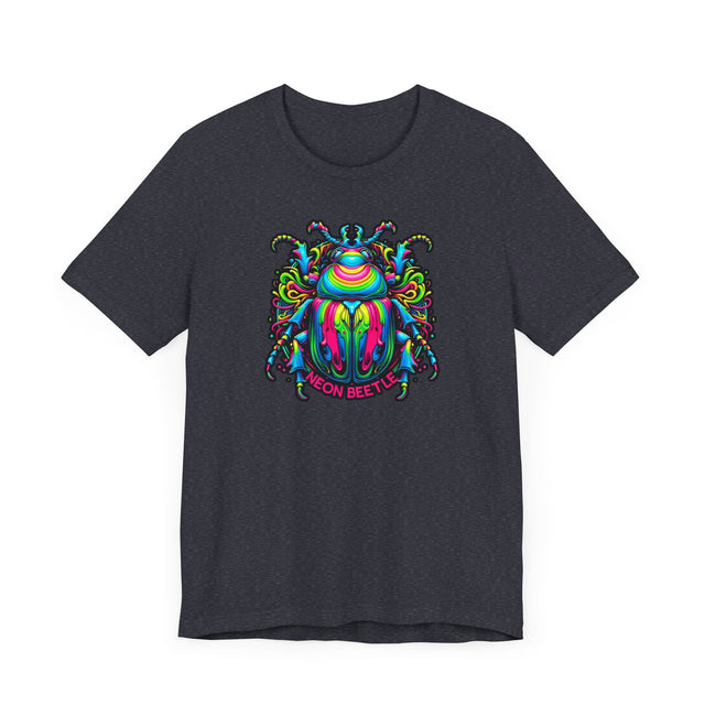 Neon Beetle T-shirt, Insect Lover Top